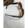 Used COACH sunglasses, brown, signature pattern, pink, rose-toned