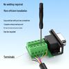 BoYang DB9 Male Solder-Free Serial Connector