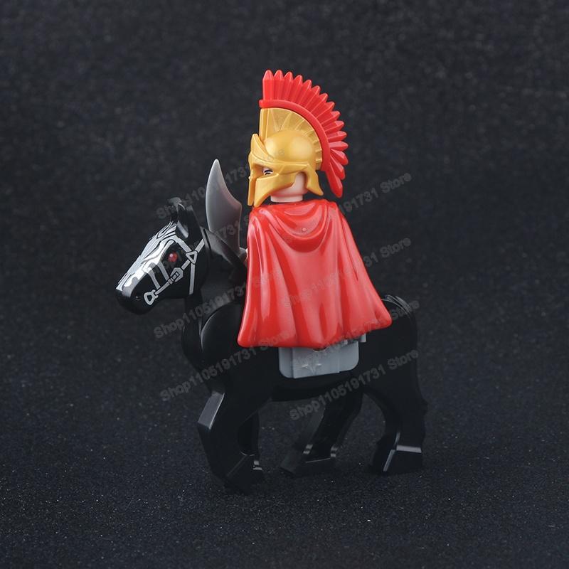 Medieval Knight Serie Figures Building Blocks Warrior Soldiers Guards Lion Heart Hospital Teutonic Knight Battle Pastor Kid Gift