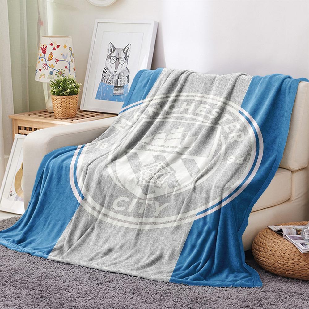 Manchester City Football Club3 Flannel Blanket, High quality Comfortable for All Seasons, Home Decor, Warmth and Comfort