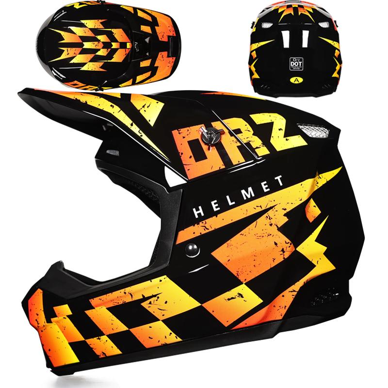 New Children Motorcycle Helmet Off-Road Helmet Downhill Am Dh Cross Capacetes Motocross Cascos Go-Kart Dot Certification Rally