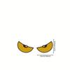 2pcs Car Reflective Safety Warning Tape Cat Eyes Pattern Night Driving Safety Decals for Auto Truck Motorcycle Reflector Sticker
