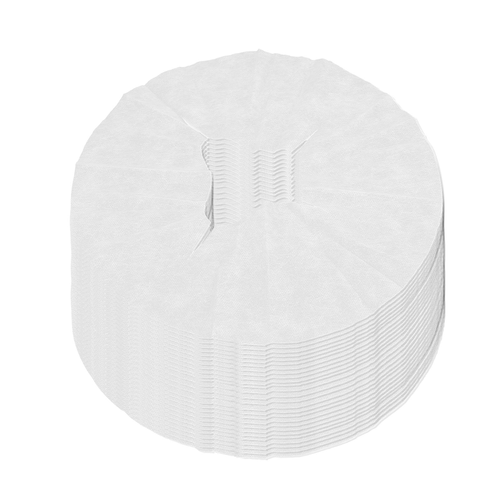 

100 шт. Одноразовые накидки на подголовник Ультрамягкие нетканые наволочки для массажных подушек с отверстиями(тонкий )