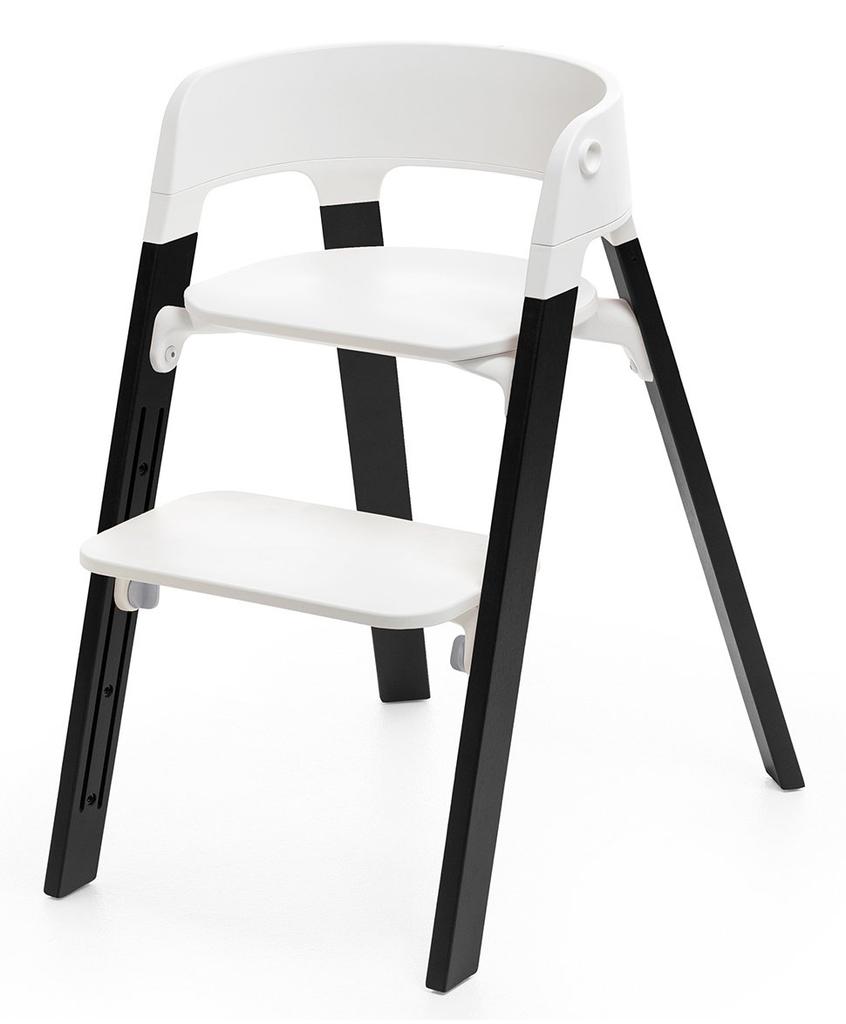 Stokke Steps Chair Black Legs, Oak,