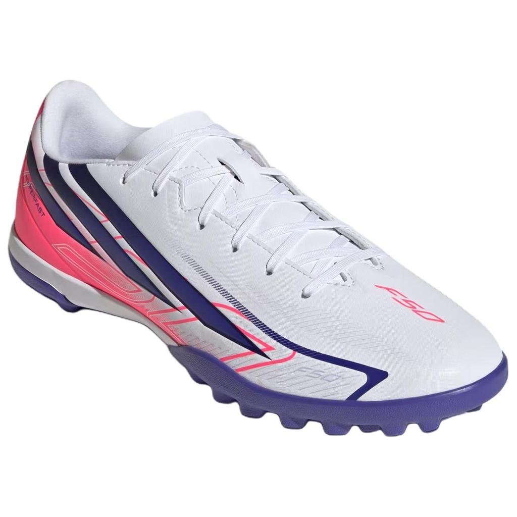 adidas F50 Hyperfast Club TF Bulut Beyazı Güneş Moru Unisex Spor Ayakkabıları Güneş Moru Güneş-Turbo KJ3409
