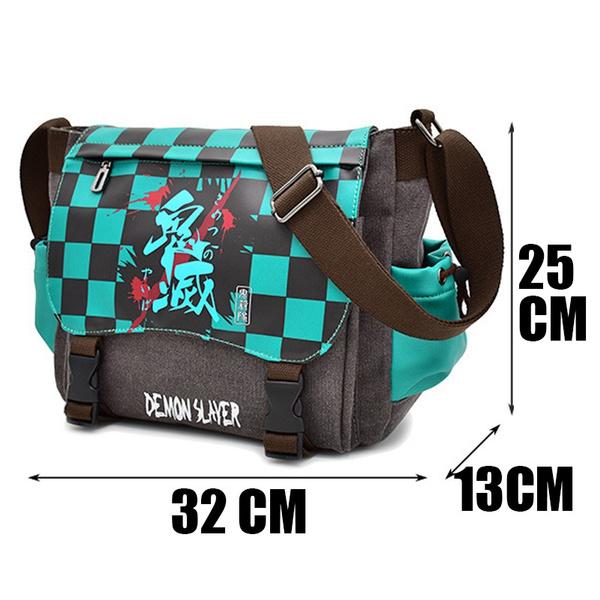 Anime Demon Slayer Messenger Bag ONE PIECE School Bag Backpack