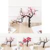 Silk Flower Bonsai Plum Blossom Tree For Indoor Decoration And Outdoor Styling