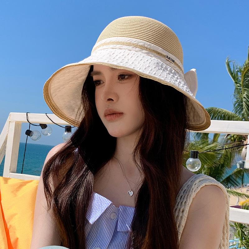 Dammössa sommar UV fiskarhatt solskyddshatt solskyddshatt damhatt solskyddshatt för ridning kan inte blåsa av