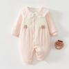 Little Flower Autumn Crawling Suit: 40g Pure Cotton Newborn Bodysuit & Outdoor Romper