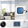 Universelle Thermostat-Verriegelungsbox mit Schlüssel Klare Acryl-Thermostatabdeckung mit Schloss Großer Thermostatschutz Einfach zu installieren für Zuhause