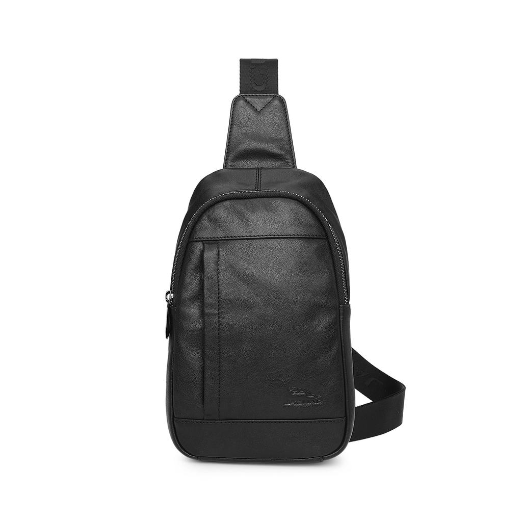 New JAGUAR Fabric Shoulder Bags Sling Bags Regular Men's Black JX1T1220224201A