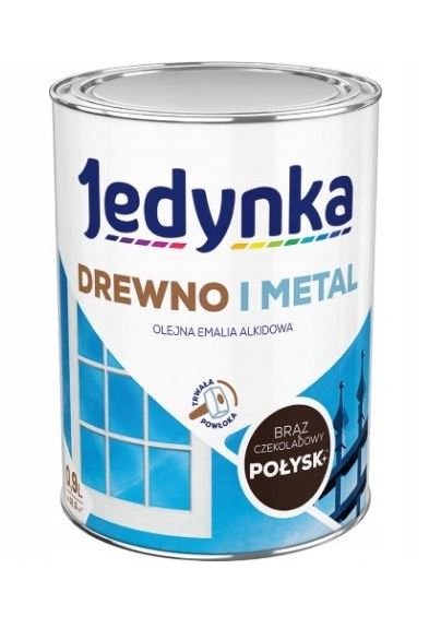 Alkyd Enamel For Wood And Metal Chocolate Brown 0.9L - 5Emal.Brc0.9