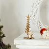 Stable Bottom Christmas Tree Candlestick Metal Christmas Table Decoration  Wedding