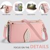 Leaf Zipper Wallet Case for iPhone 17 Pro Max/17 Pro/17 Air/17 E/17, Magnetic Card Holder Crossbody Shockproof PU Leather Cover