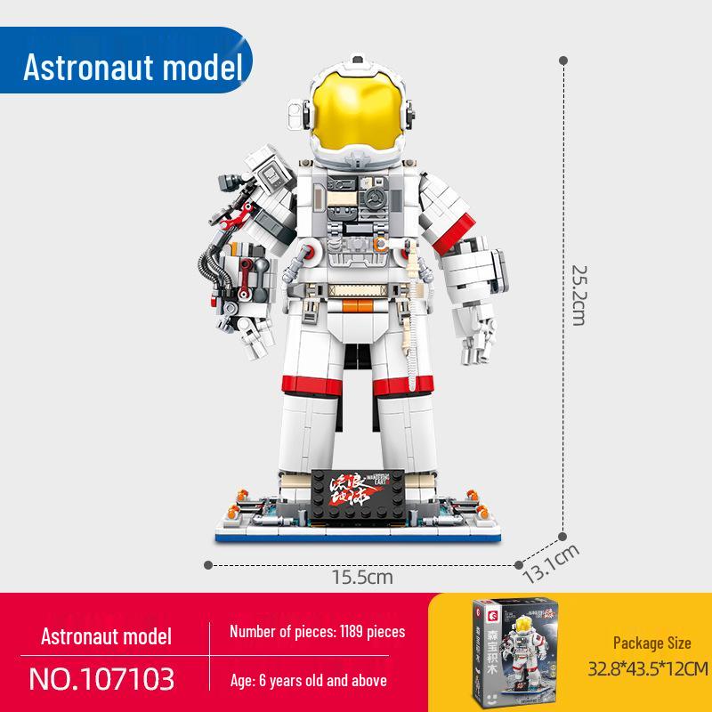 Senbao 107101 Wandering Earth 2 Fighter Jet Small Building Blocks Toy for Boys