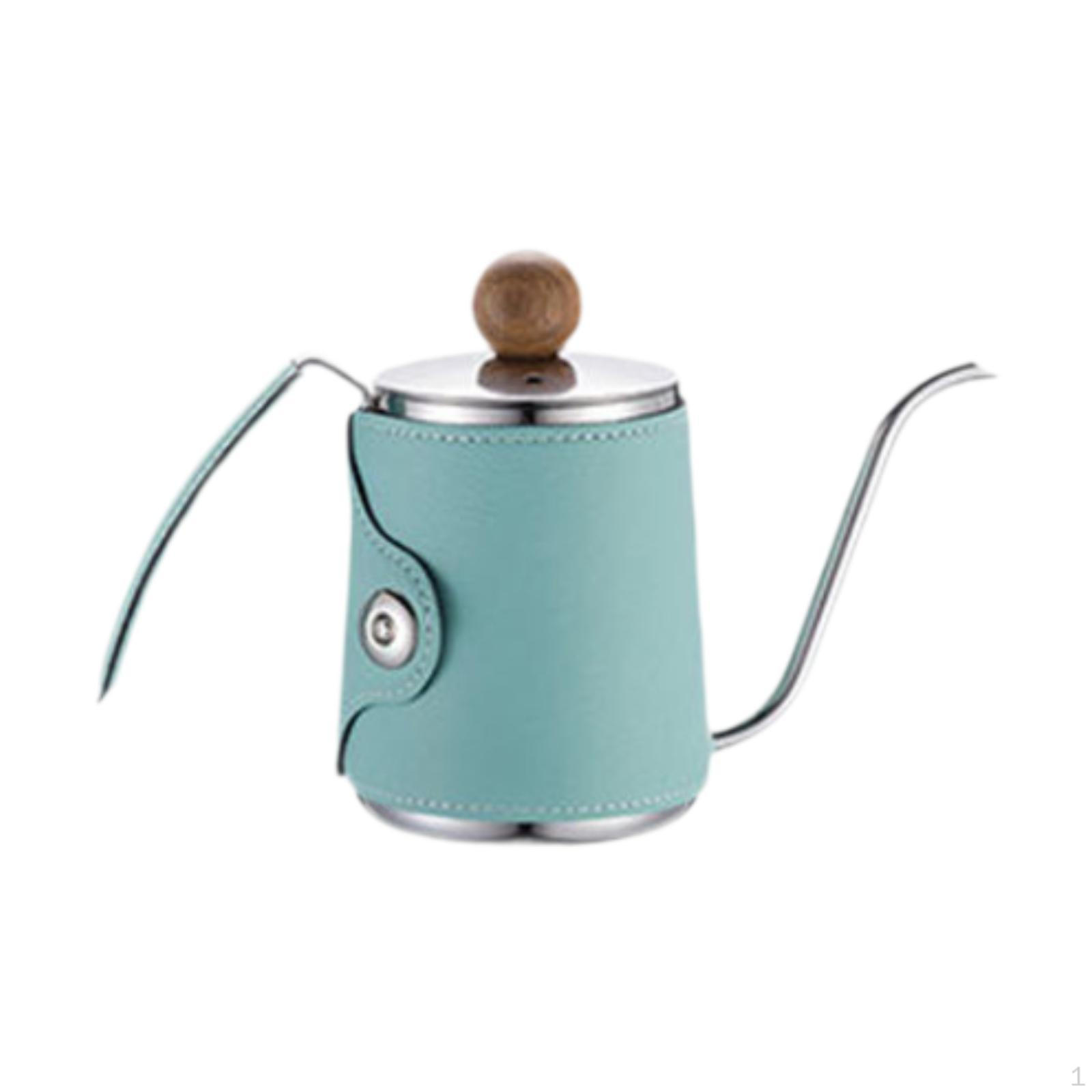 

Капельный чайник для кофе со шкалой емкостью 350 мл, термостойкий, маленький для зелёный