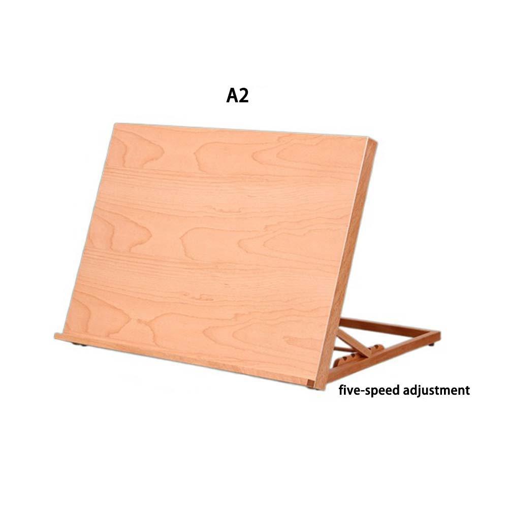 Multifunction Beech Wood Table Easel Adjustable Sketch Easel Art Painting Easel Artists