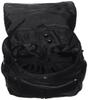 Y'saccs Nylon and Leather Combination Backpack, Size 2060446, Size 10 (Black)