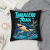 Styles Surreal Meme Character Pillow Covers  Funny Parody Polyester Cushion Cases for Sofa Bedroom Dorm Decor