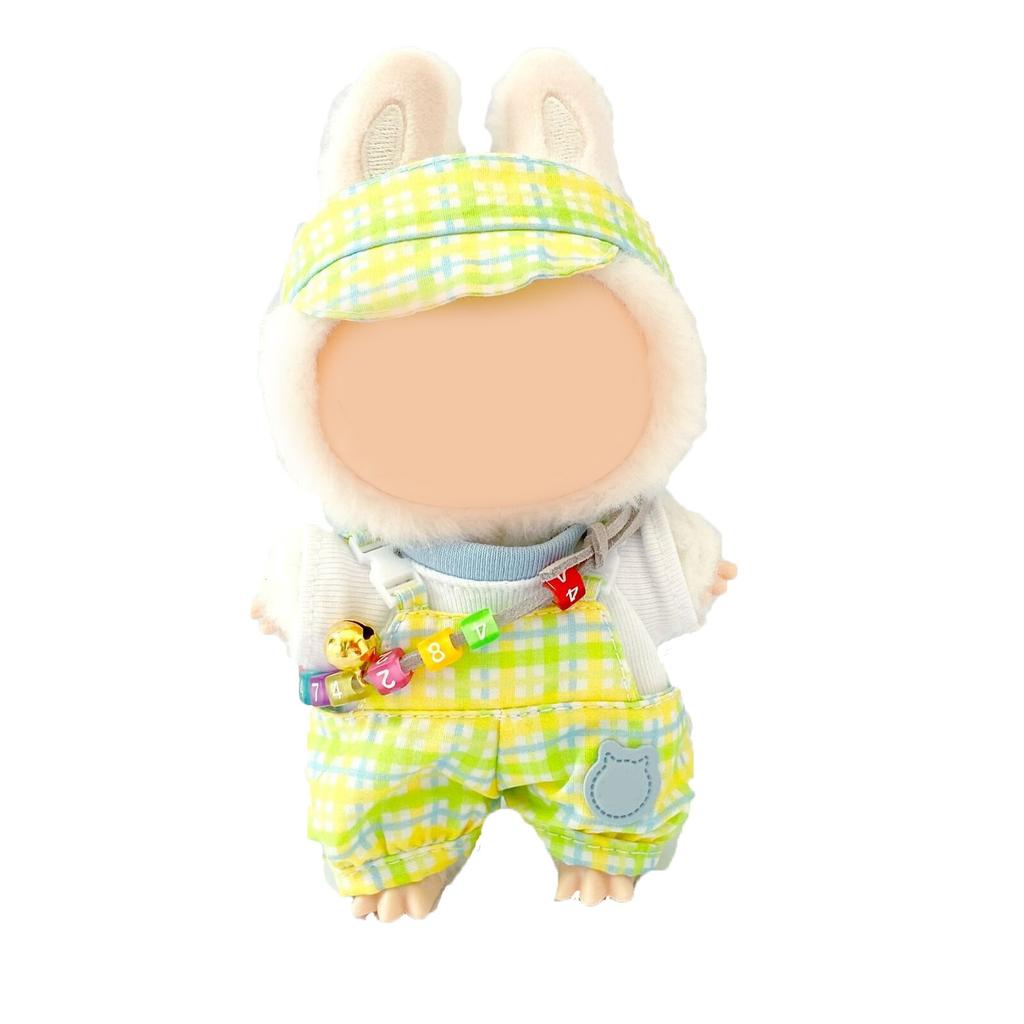 Colorful Set 17cm Creative Outfit Three-piece Set Doll Accessories (doll Not Included)