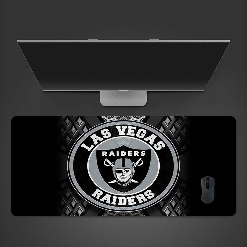 Raiders Mauspade, Große Gaming-Schreibtischmatte, Rutschfestes XXL-Mauspad für Laptop & Tablet, Mini-PC-Spielmatte mit genähten Kanten
