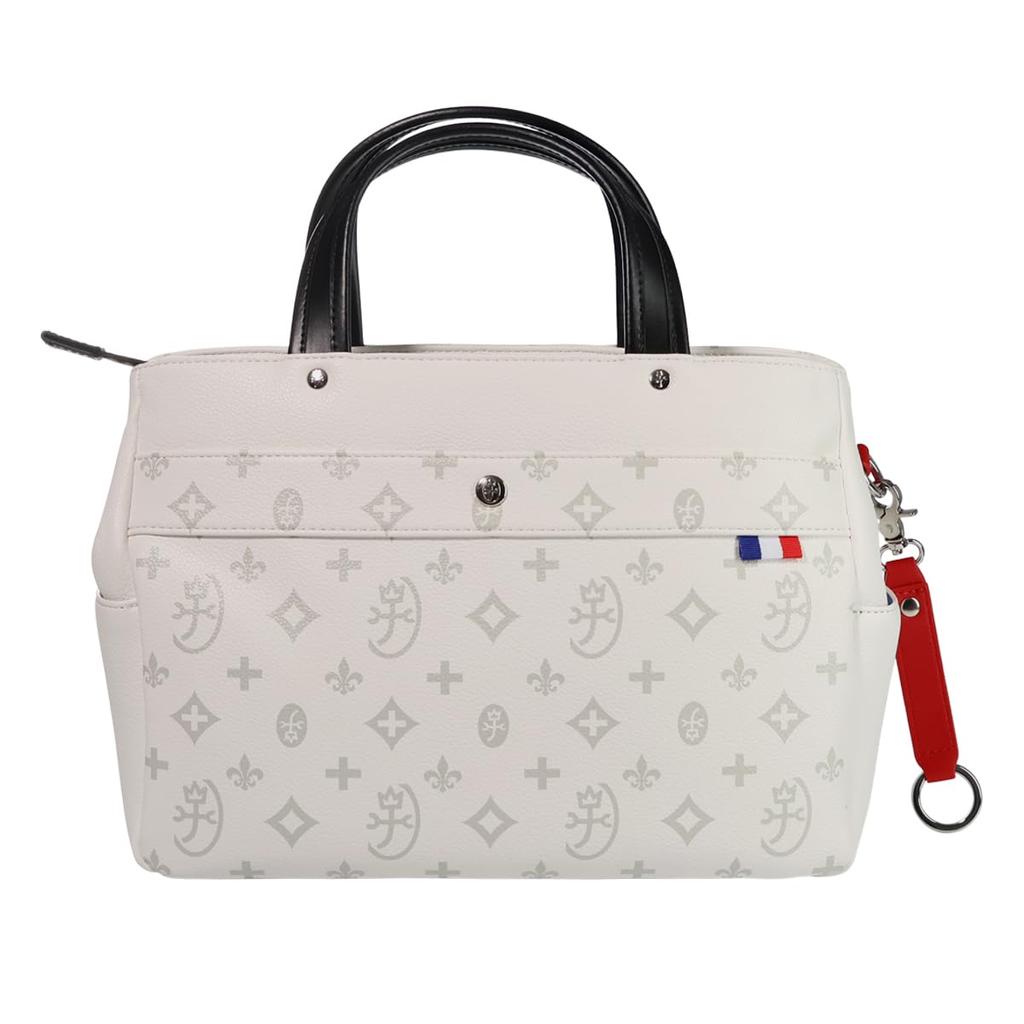 Castelbajac Tote Mini Driving Casual Sasha Key Black Bag, Tote, Handbag, Tote, Men's, 048521, All-Over Print, Horizontal, Ring, Strap, [01]