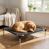Chew Proof Pet Cat Cot Breathable Mesh Cat Hammock Washable Elevated Dog Bed  All Seasons
