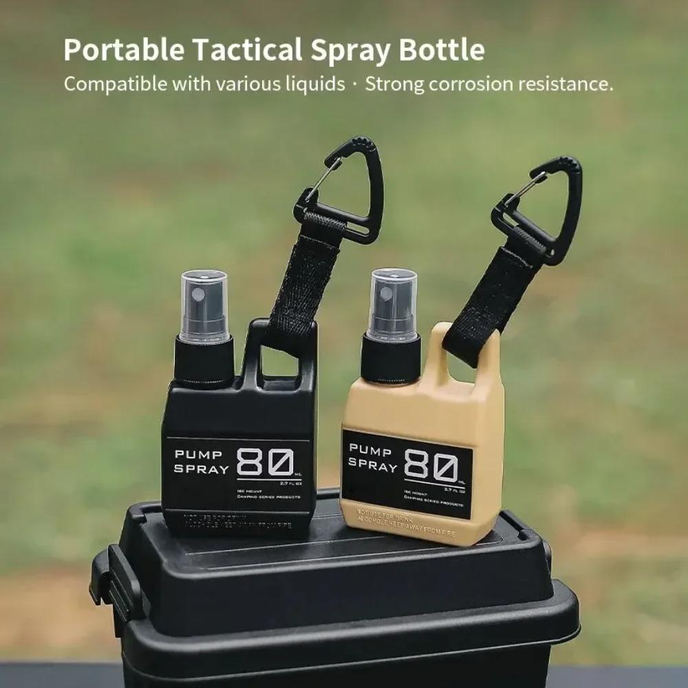 Refillable outdoor spray bottle with clip buckle for travel suit for alcohol perfume cosmetic liquid