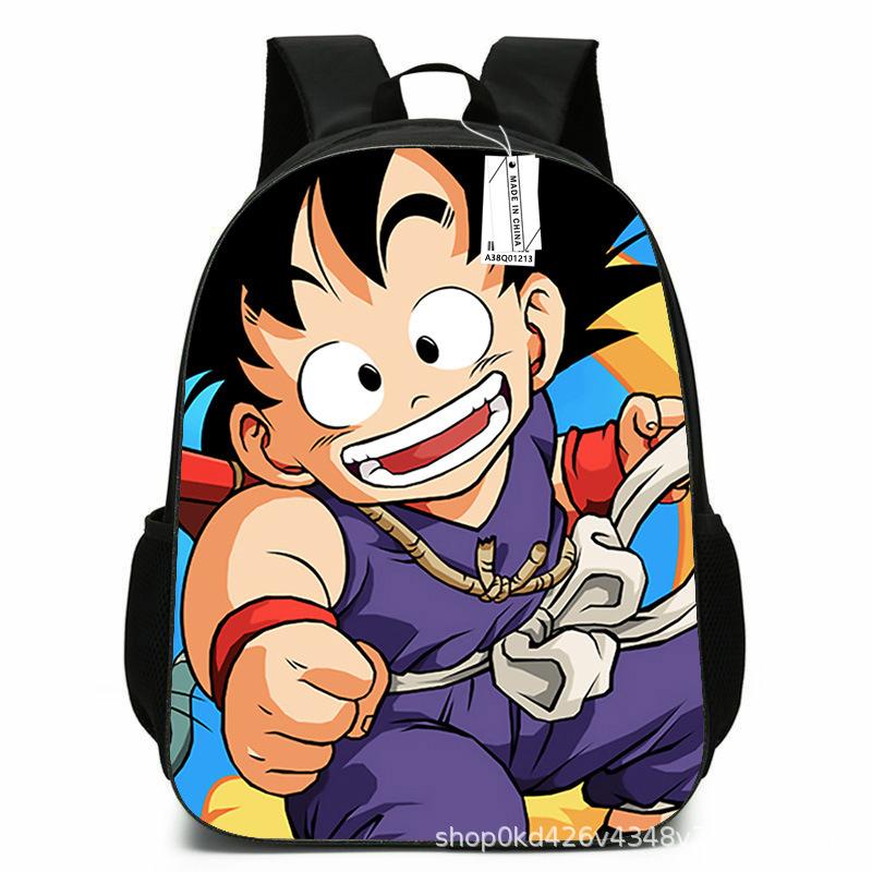 Dragon Ball Animation Cartoon School Bag Elementary and Secondary School Backpack Backpack Large Capacity Wukong Backpack