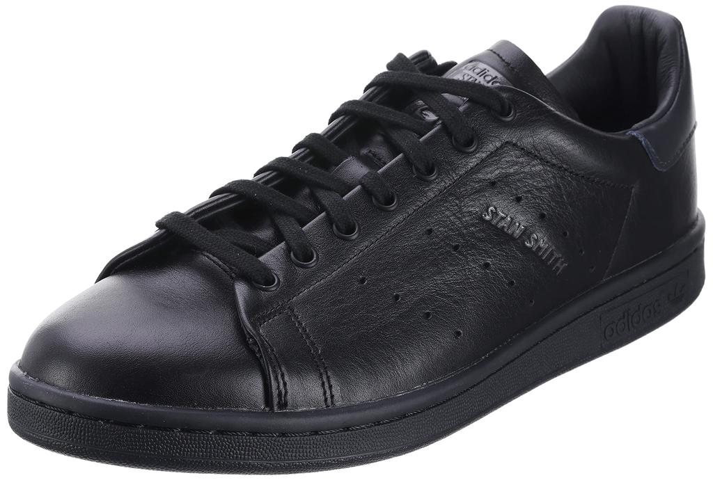 Adidas Originals Stan Smith Lux Leather Size Core Black Sneakers, Black, Unisex, 24.0cm (HQ6787),