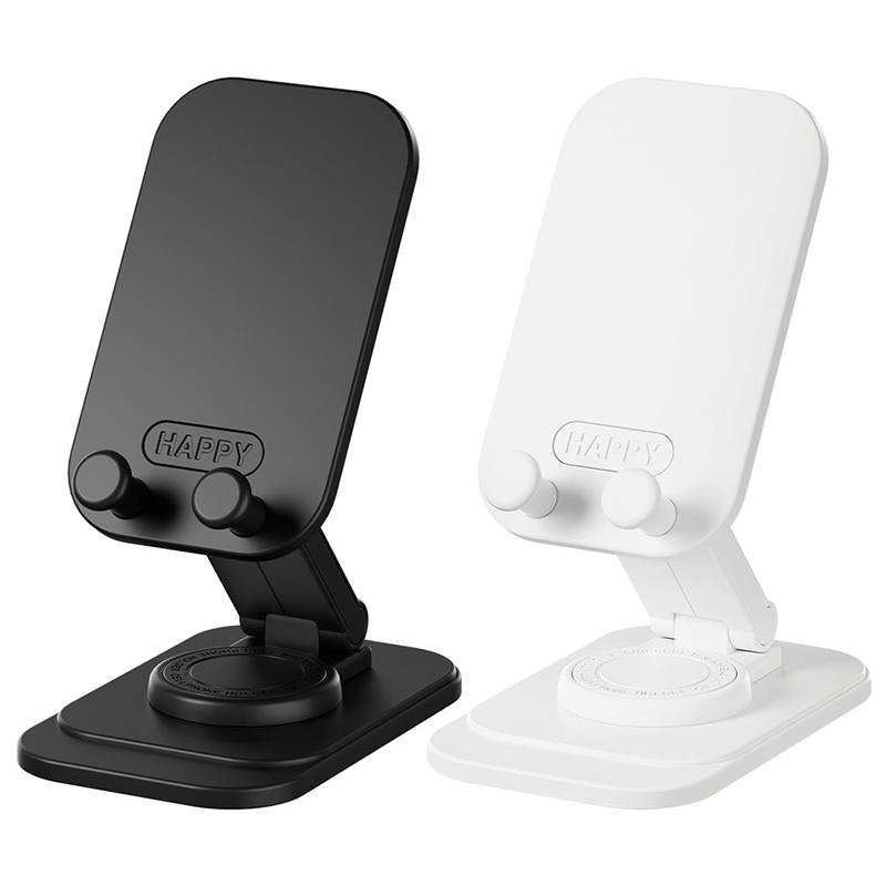 Foldable 360 Degree Rotation Desktop Mini Phone Holder Height Adjustable Cellphone Tablet Stand Bracket Support For Iphone