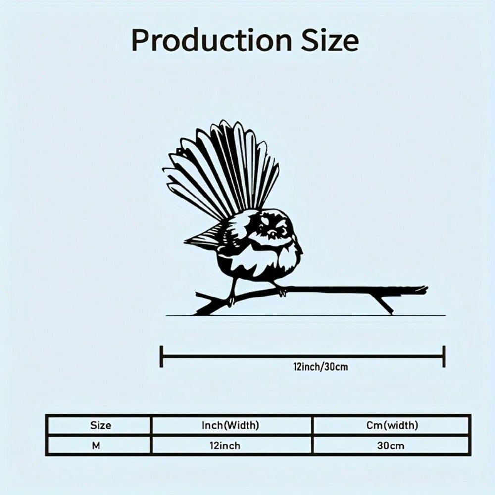 Metal Wall Art Black Bird Silhouette Decor For Living Room Bedroom Office Patio Housewarming Gift