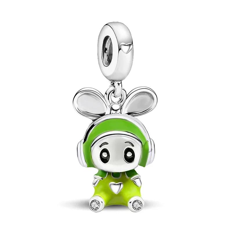 Copper Personalized Flying Dragon Elf Series Charms Beads Fit Original Pan Bracelet High Quality Diy Jewelry