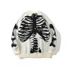 American Style Skull Crewneck Knit Sweater Loose Oversize Fit Teens Winter Casual Wear