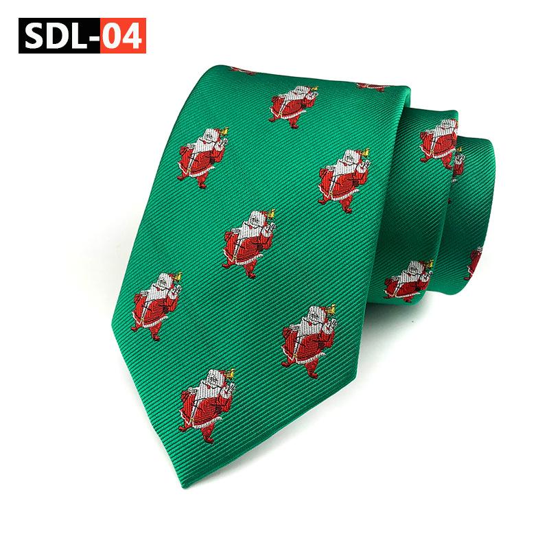 High Density Christmas Tie Wedding Groom Tie Festive Holiday Tie
