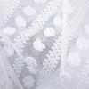 1pc White Vintage Rococo 3D Rose Floral Sheer Curtain , French Romantic Pastoral Style Warm Restaurant Bedroom Living Room Partition Decorative Drapes
