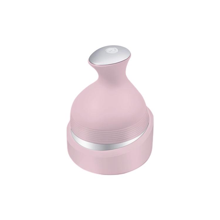 Electric Silicone Scalp Massager - Portable USB Rechargeable Kneading Head and Pet Massager