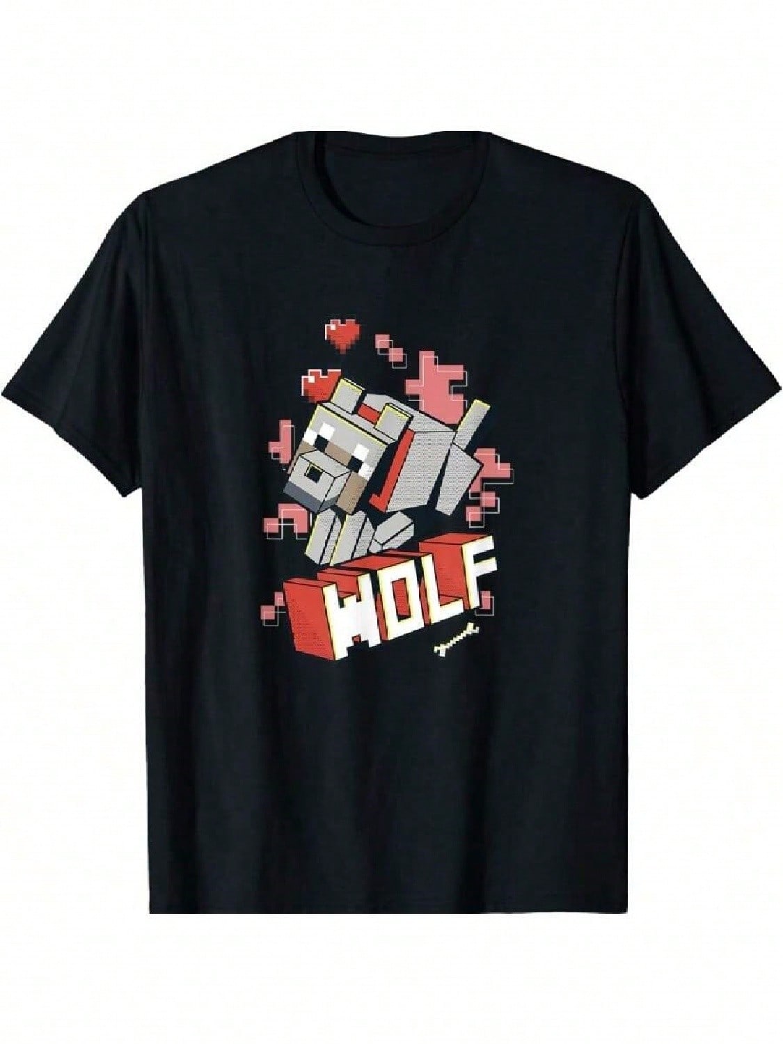 Футболка Minecrafts Wolf Hero Love S разноцветный