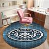 Manchester Football FC Print Round Rug, Washable Floor Carpet, For Entryway Dorm Laundry Room Office Study, Home Decor Birthday Christmas Gift