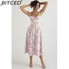 BITCED Summer-inspired Chic and Sophisticated Strapless Dress for Women