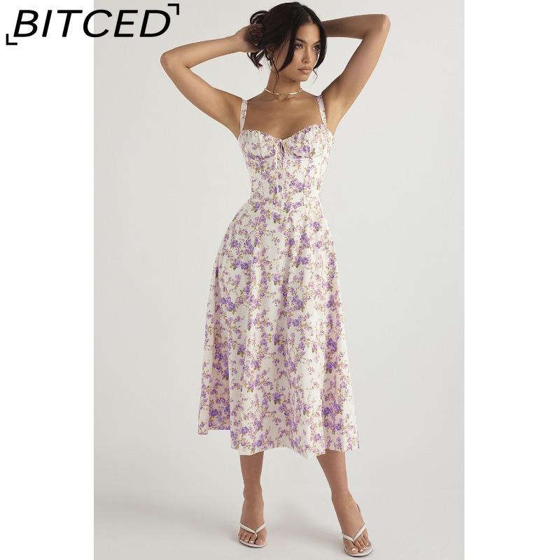 BITCED Summer-inspired Chic and Sophisticated Strapless Dress for Women