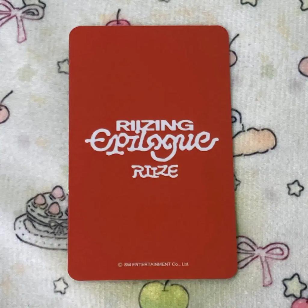 RIIZE k4 Photocard Lucky Card Park Won Bin Bokka