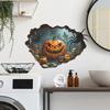 Creative Hole Halloween Pumpkin Ghost Bedroom Living Room Home Wall Decoration Beautification Stickers