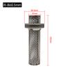 ZSDTRP 50.8mm 60mm Motorbike Universal Front Catalyst DB Killer for Motorcycle Exhaust Muffler