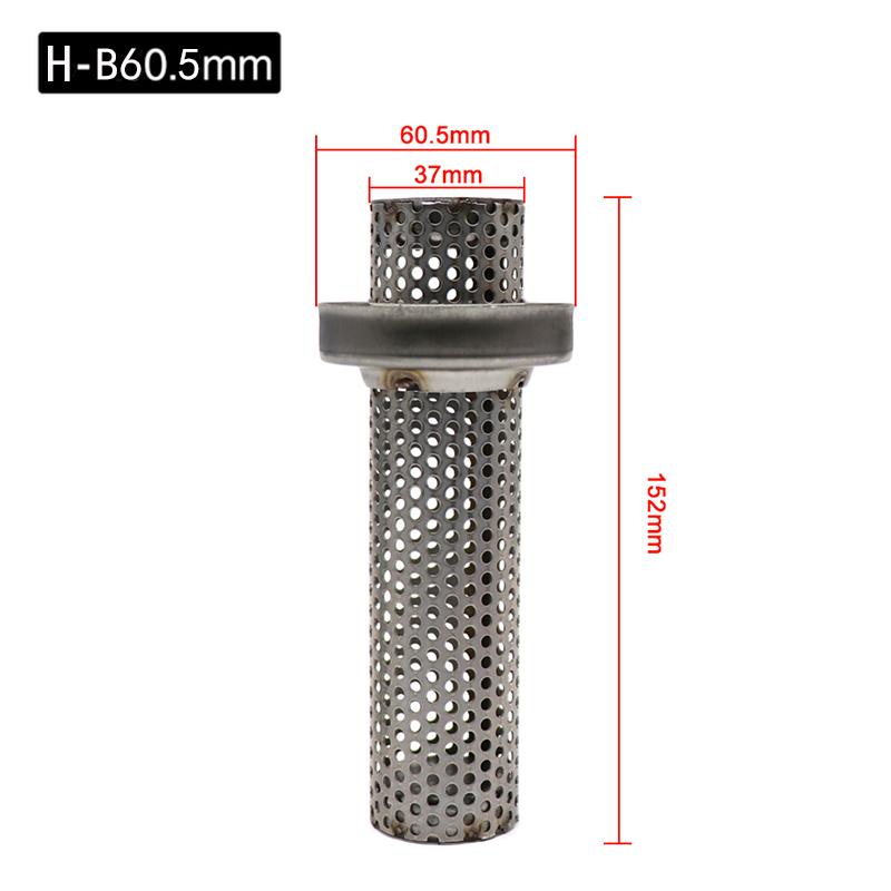 ZSDTRP 50.8mm 60mm Motorbike Universal Front Catalyst DB Killer for Motorcycle Exhaust Muffler