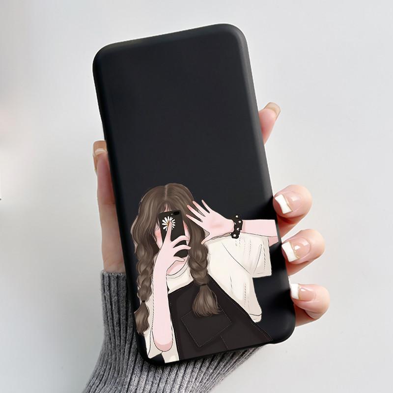 For Nokia 105 106 2G 2023 Case Cute Heart Rabbit Black Soft TPU Silicone Phone Cover For Nokia105 Nokia106 2G 2023 Bumper Coque