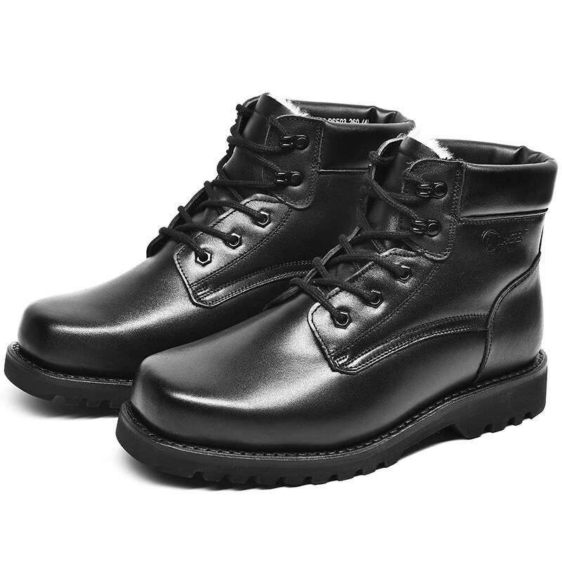 Jihua 3515 Men's Wool-Lined Outdoor Snow Boots