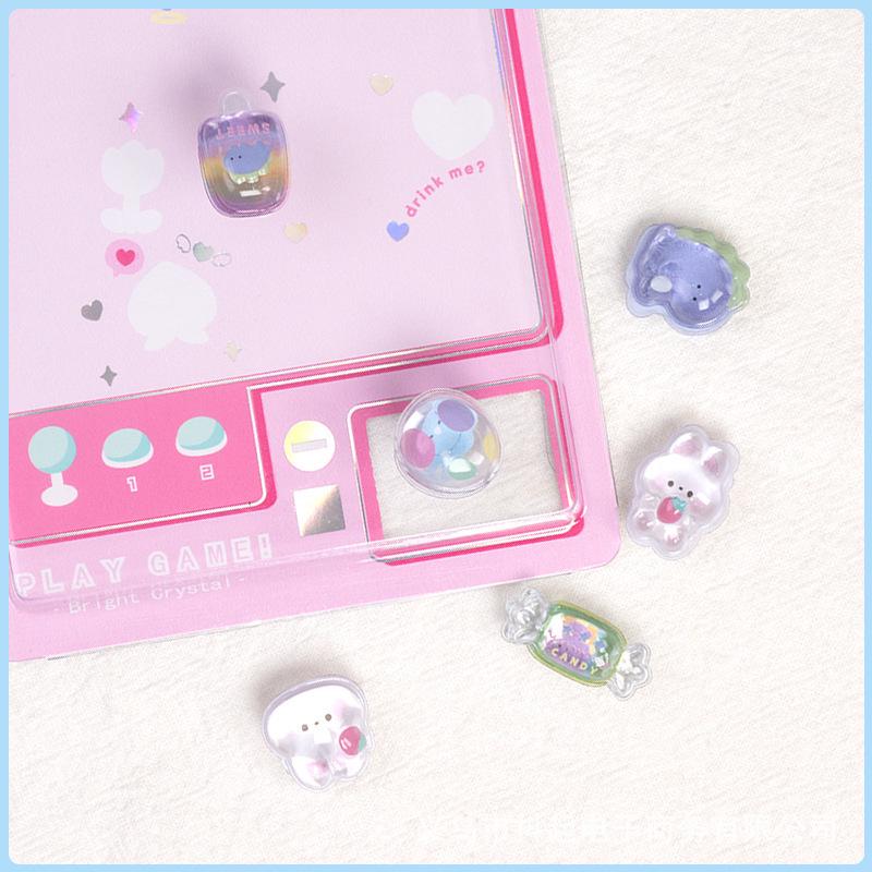 Popular 3D Animal Cartoon Crystal Stickers for Kids' Phone Cases