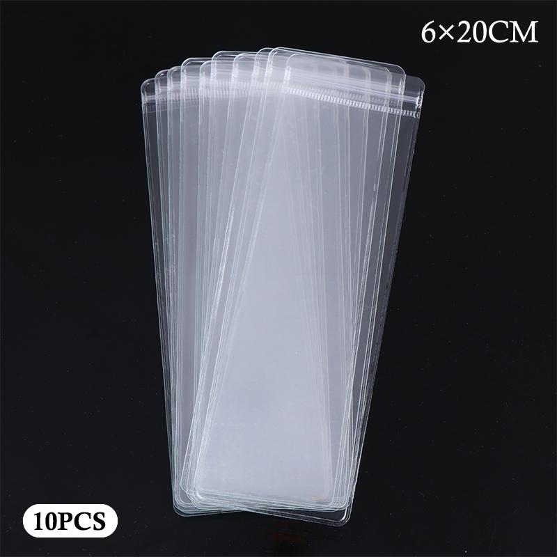 10/20 ks Průhledné PVC sáčky na šperky Taštičky Antioxidační úložný sáček Na náušnice Náhrdelník Náramek Display Balicí sáček