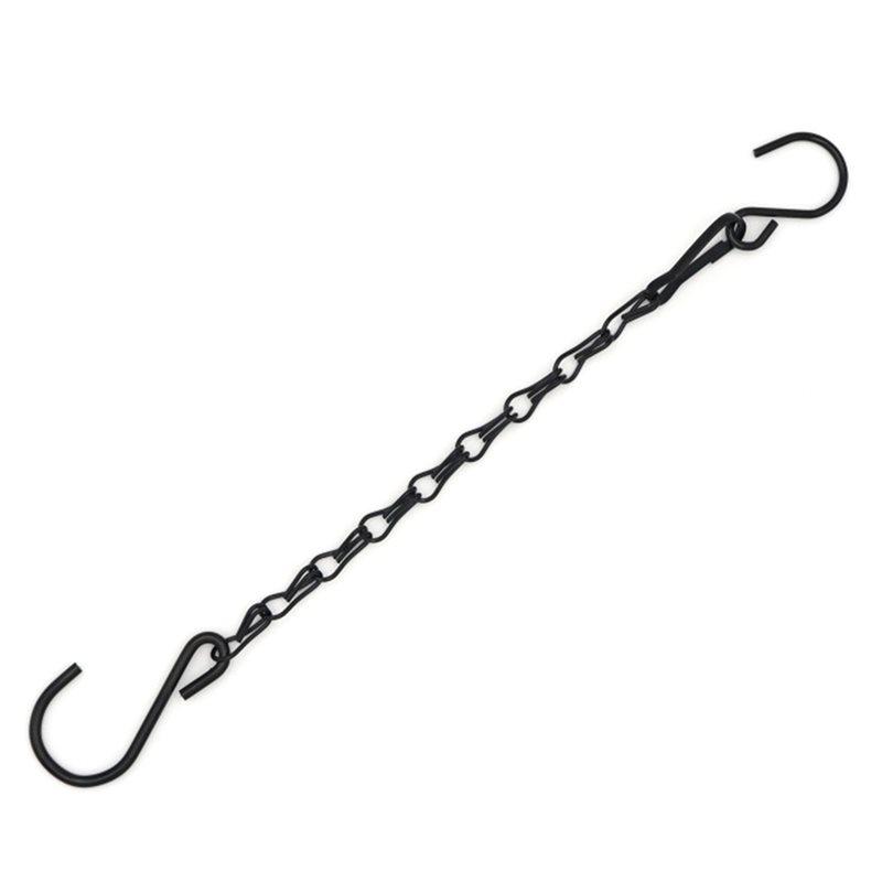 A03F-For Hanging Chain Kit 15Pcs Black Small Chains For Plants For Basket Extender Porch Wind Chime